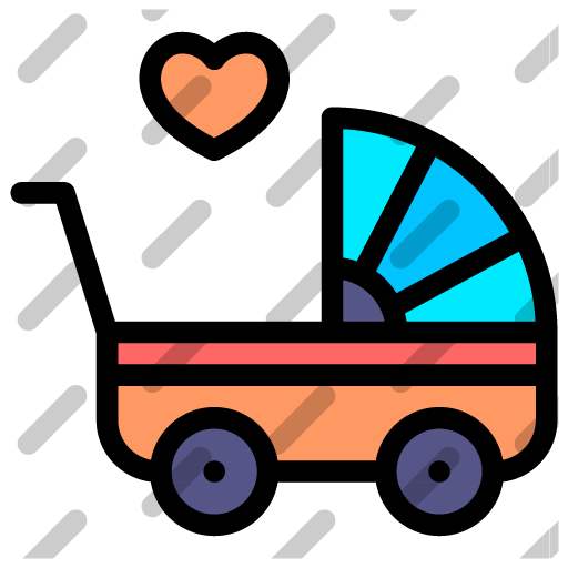 baby cart icon